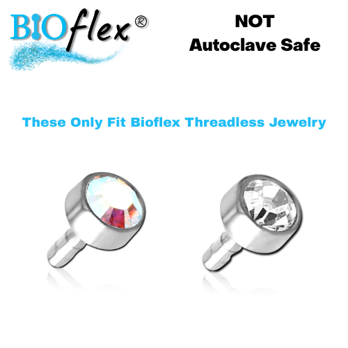 Bioflex Threadless 2mm Gem (Top Only)