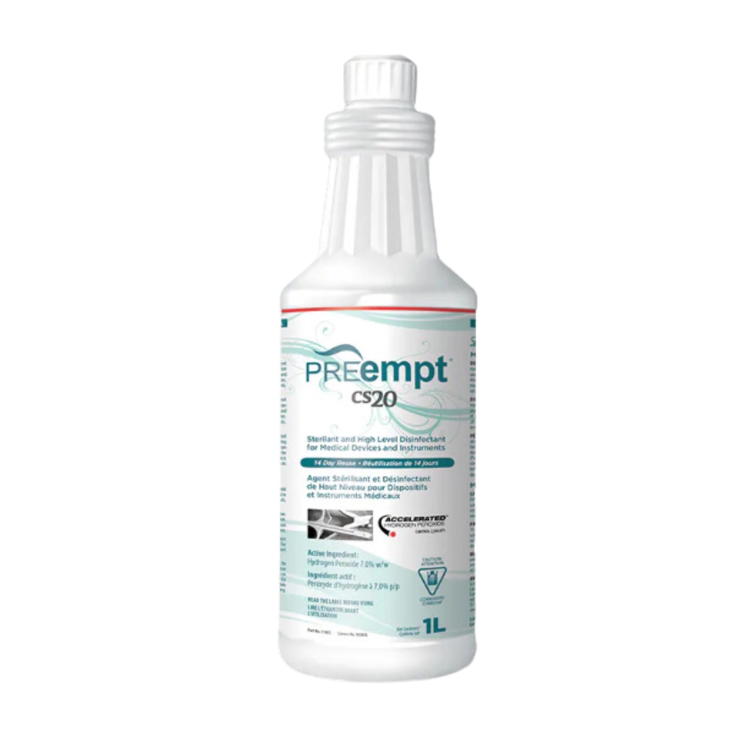 Accel PREempt CS20 Sterilant & High Level Disinfectant - 1L