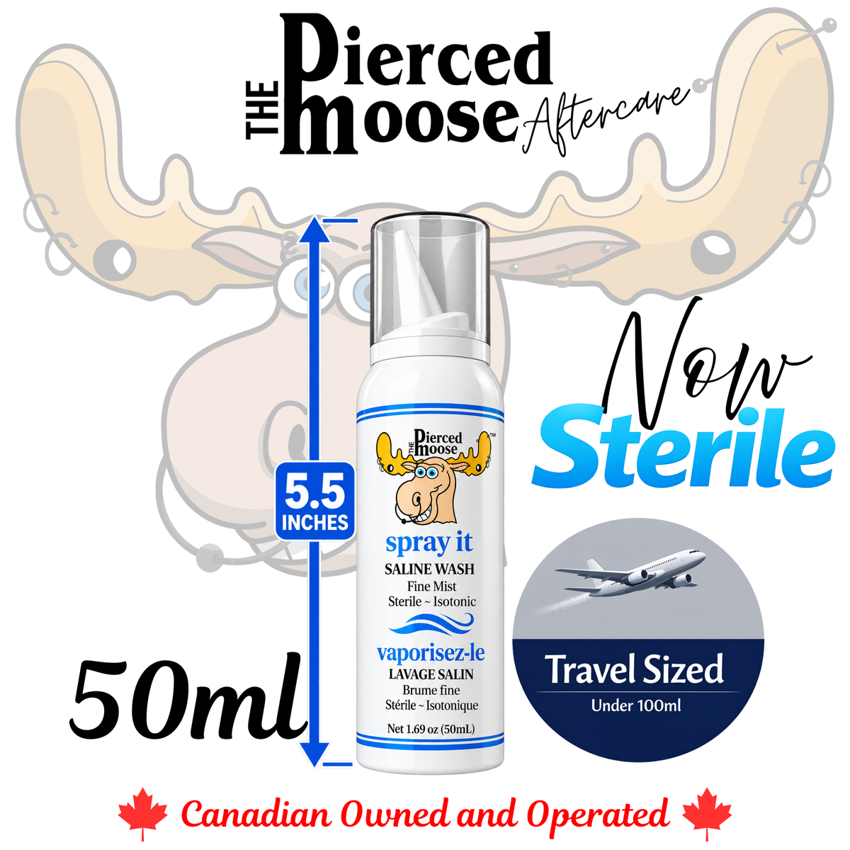 Spray it - Sterile Saline Wash - 2 sizes