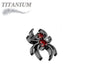 Titanium Internal Thread CZ Spider (Top Only)