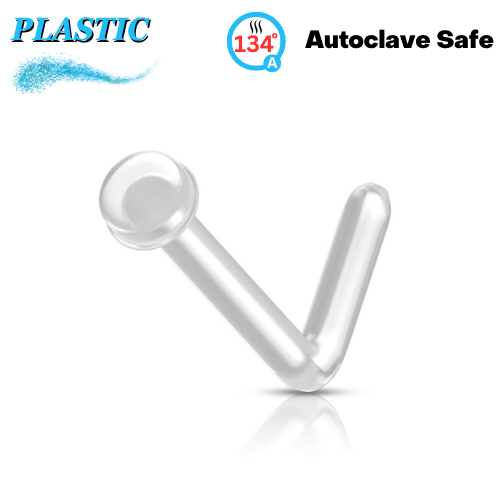 Plastic L Bend Nostril Retainer