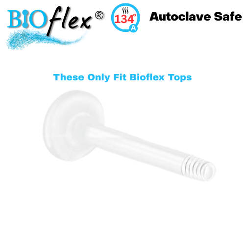 Bioflex Externally Threaded  Solid Labret (Post Only)