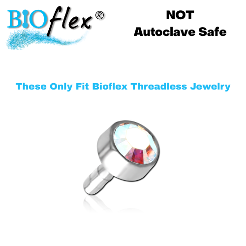 Bioflex Threadless 2mm Gem (Top Only)