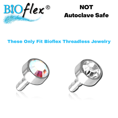 Bioflex Threadless 2mm Gem (Top Only)