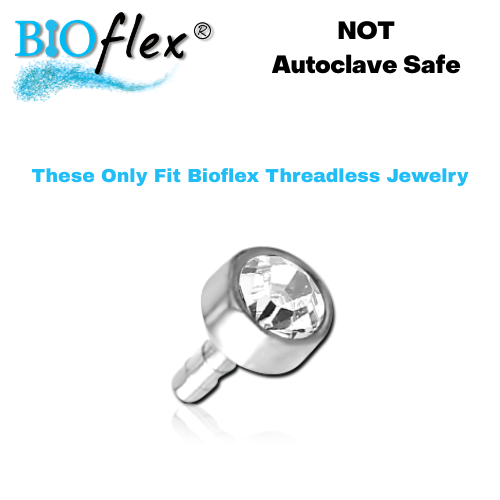 Bioflex Threadless 2mm Gem (Top Only)