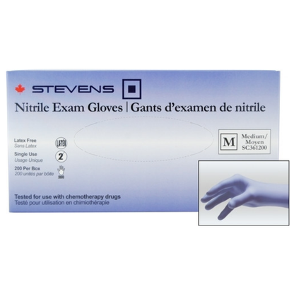 Stevens Nitrile Gloves - 200/Box
