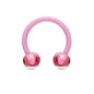 Acrylic Externally Threaded Horseshoe - Colored