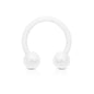 Acrylic Externally Threaded Horseshoe - Colored