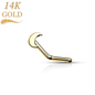 PNCP NP 14KT GOLD MOON NOSE