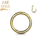 14K Gold Hinged Ring