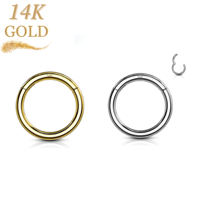 14K Gold Hinged Ring