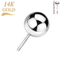 Lovisa - Pre-Sterilized 14K Gold Threadless Ball (Top Only)