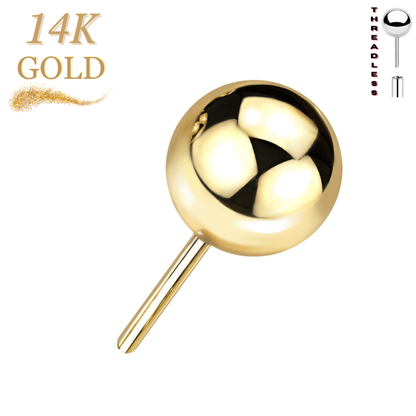Lovisa - Pre-Sterilized 14K Gold Threadless Ball (Top Only)