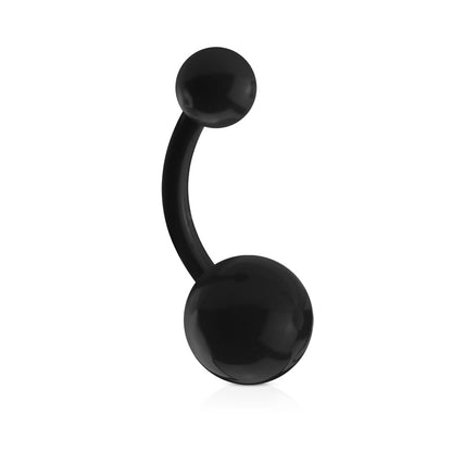 Plastic Externally Threaded Belly Barbells