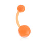 Plastic Externally Threaded Belly Barbells