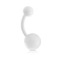 Plastic Externally Threaded Belly Barbells