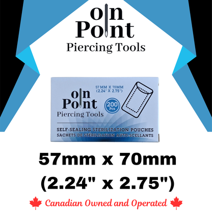 DP-Self-Sealing Small Autoclave Pouches for Jewelry - 200 PK