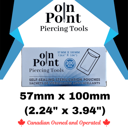 DP-Self-Sealing Small Autoclave Pouches for Jewelry - 200 PK