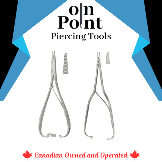 DP-Needle and Jewelry Holding Mathieu Pliers
