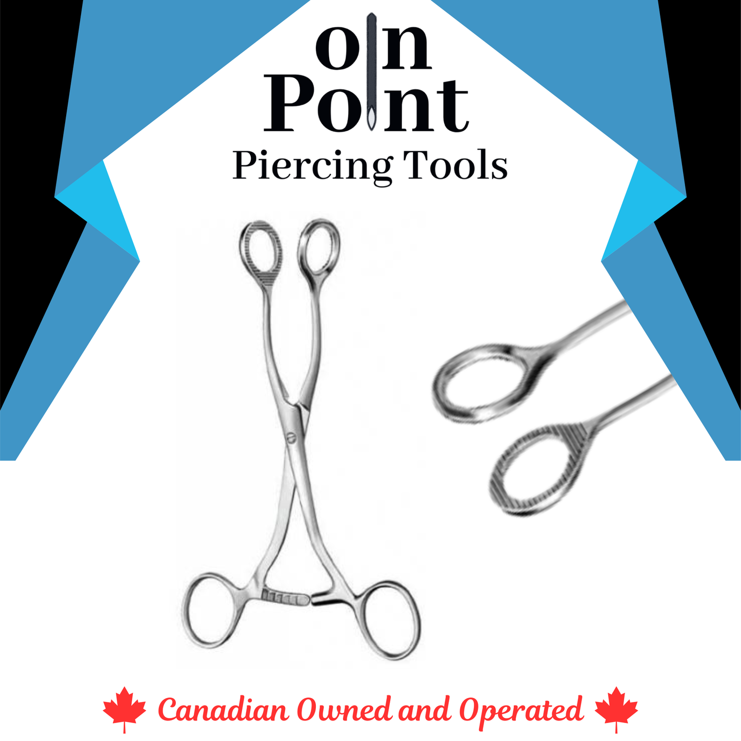 Collins Tongue Forceps with Lock