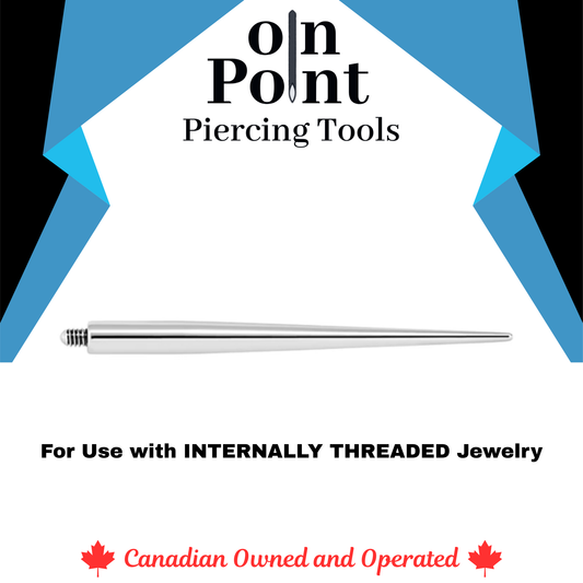 DP-Stainless Steel Threaded Insertion Taper for Internal Threaded Jewelry