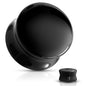 Glass Plug, Double Flared Concave Saddle