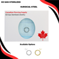 Pre-Sterilized Surgical Steel Hinged Rings - (CLEARANCE)