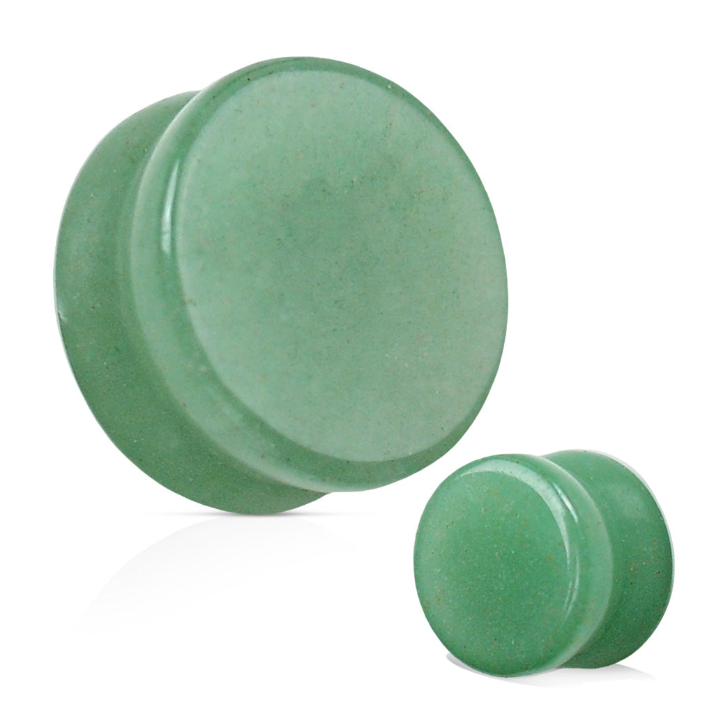 Stone Plug, Solid Saddle Fit w/Semi Precious Stones -