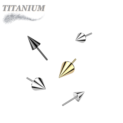 Titanium Threadless Spike (Top Only)