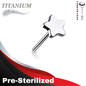 Pre-Sterilized Titanium Threadless 4mm Star (Top Only)