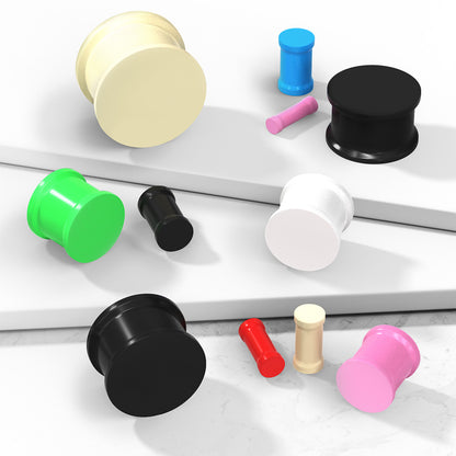 Silicone Plug, Double Flared Solid