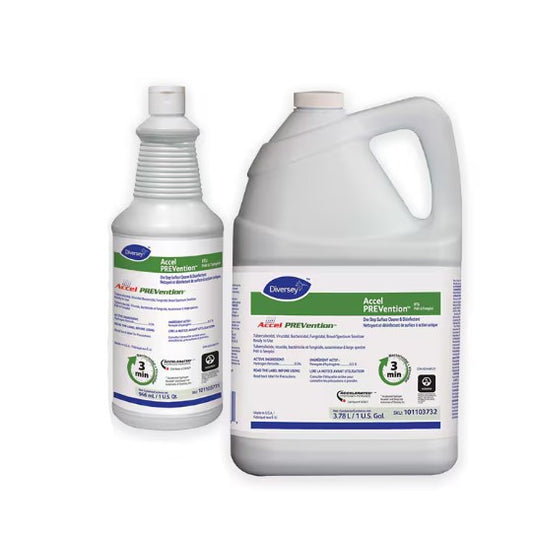 Accel PREVention Ready to Use Disinfectant - 1L and 3.78L