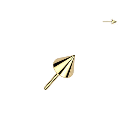 Titanium Threadless Spike (Top Only)