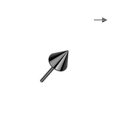Titanium Threadless Spike (Top Only)