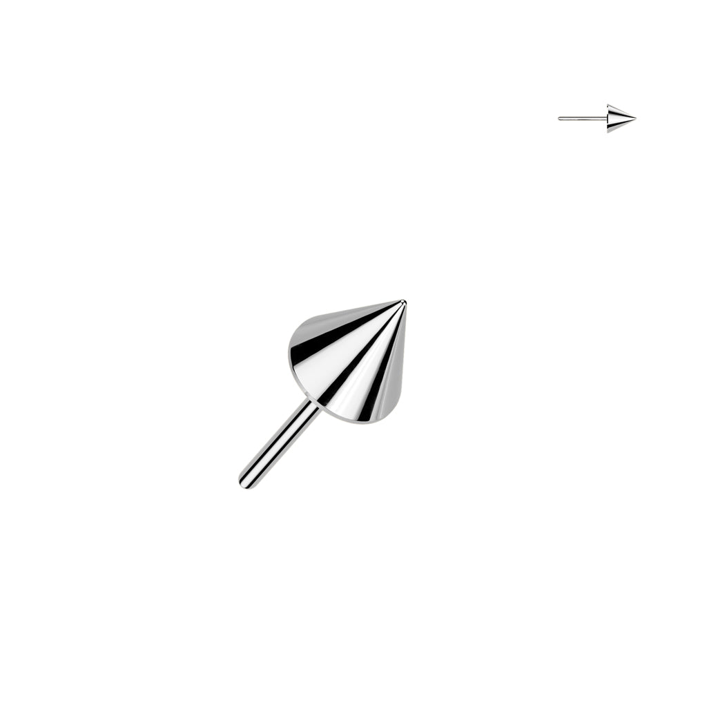 Titanium Threadless Spike (Top Only)