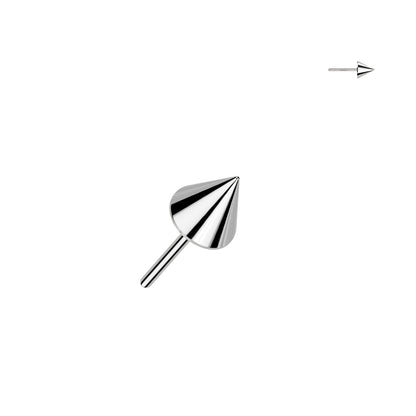 Titanium Threadless Spike (Top Only)