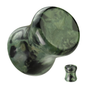 Stone Plug, Double Flare w/ Stone & Semi-Precious