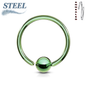 Surgical Steel Annealed CBR Fixed Bead - Coloured