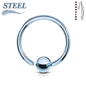 Surgical Steel Annealed CBR Fixed Bead - Coloured