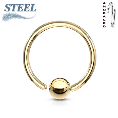 Surgical Steel Annealed CBR Fixed Bead - Coloured