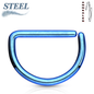 Surgical Steel Annealed Colored D Ring