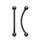 Surgical Steel Externally Threaded Curved Barbells