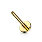 Surgical Steel External Thread Labrets (Posts Only) 4mm Base