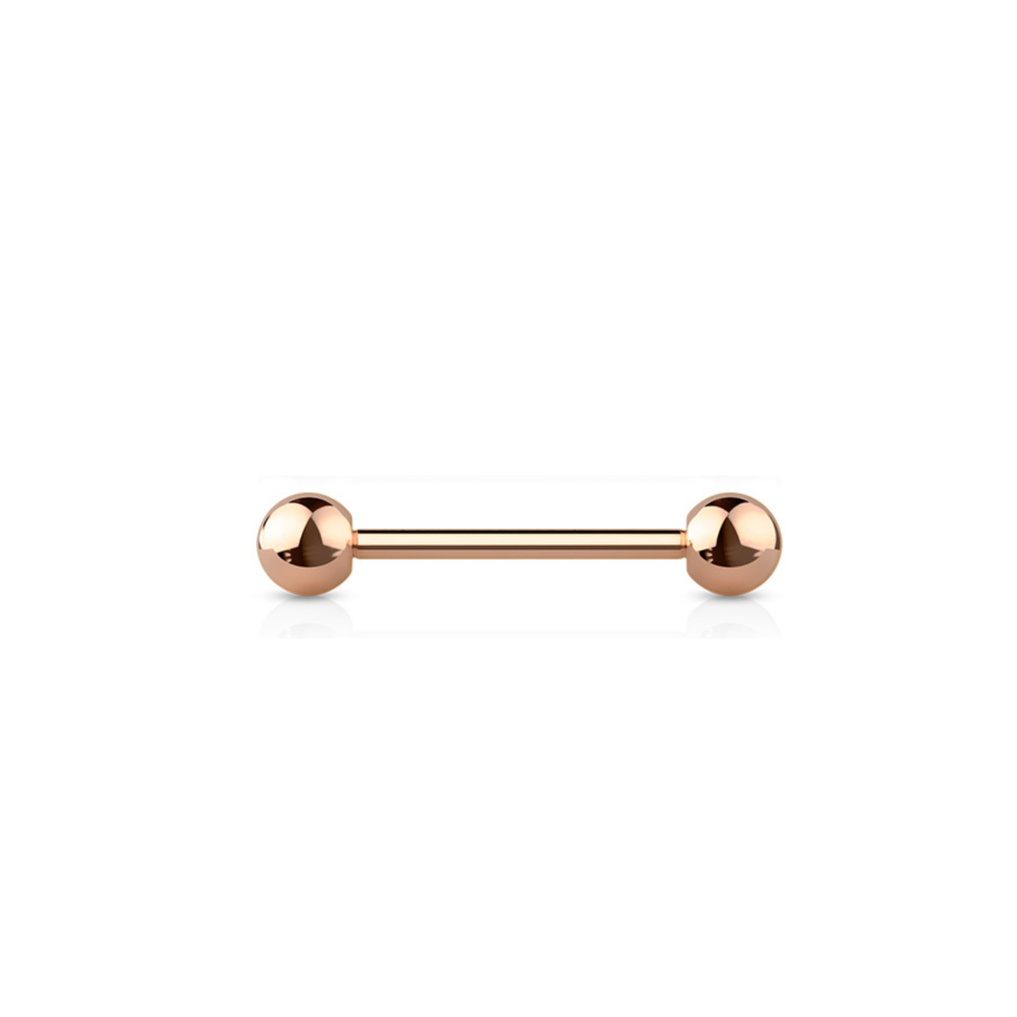 Surgical Steel Externally Threaded Straight Barbell - Coloured