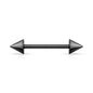 Surgical Steel Externally Threaded Barbells with Spike Ends