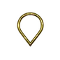 Surgical Steel Classic Chevron Ring