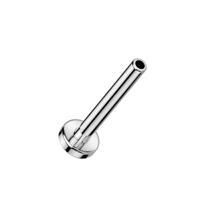 Surgical Steel Threadless Convex Base Labret (Post Only) 3mm Base (CLEARANCE)