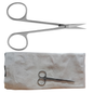 Pre-sterilized Iris Short Scissors 4.5" Overall Length