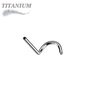 Titanium Threadless Corkscrew Nostril (Post Only)