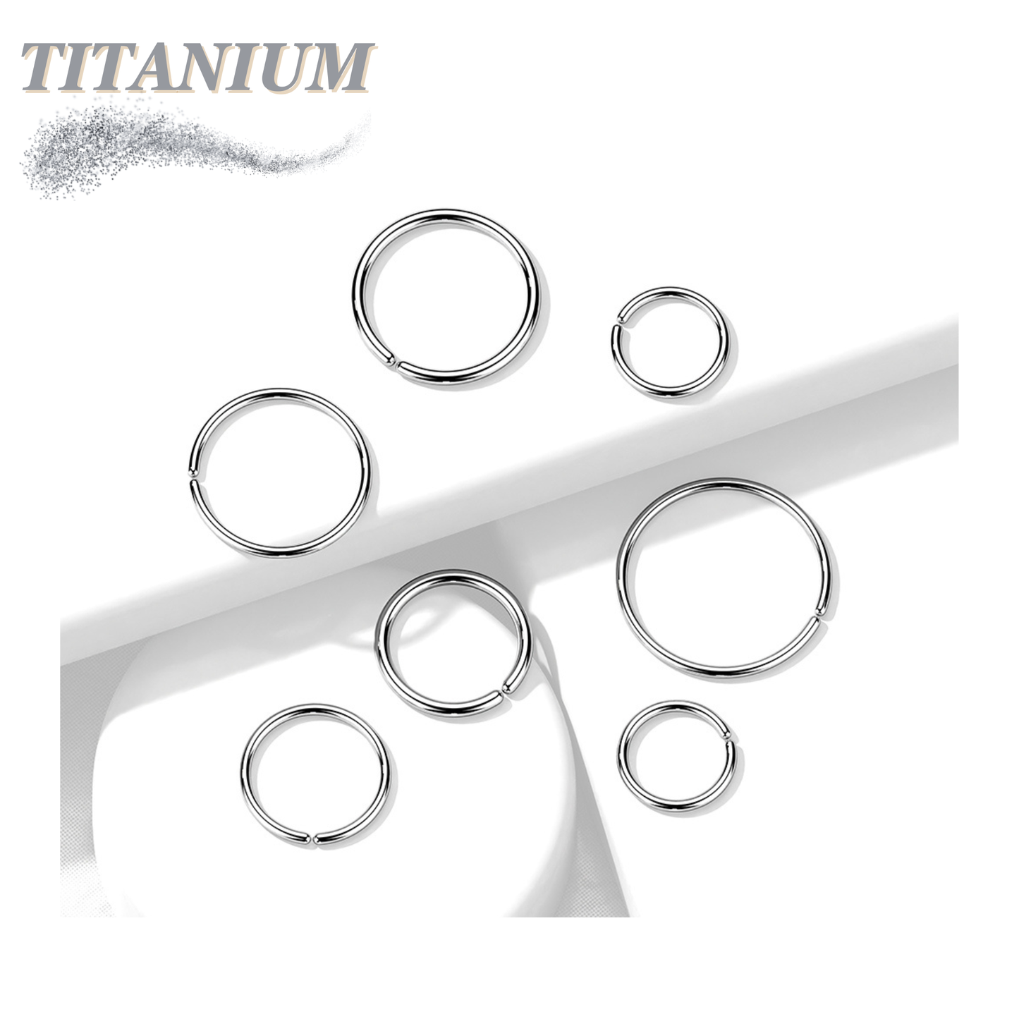 Titanium Annealed  Rings